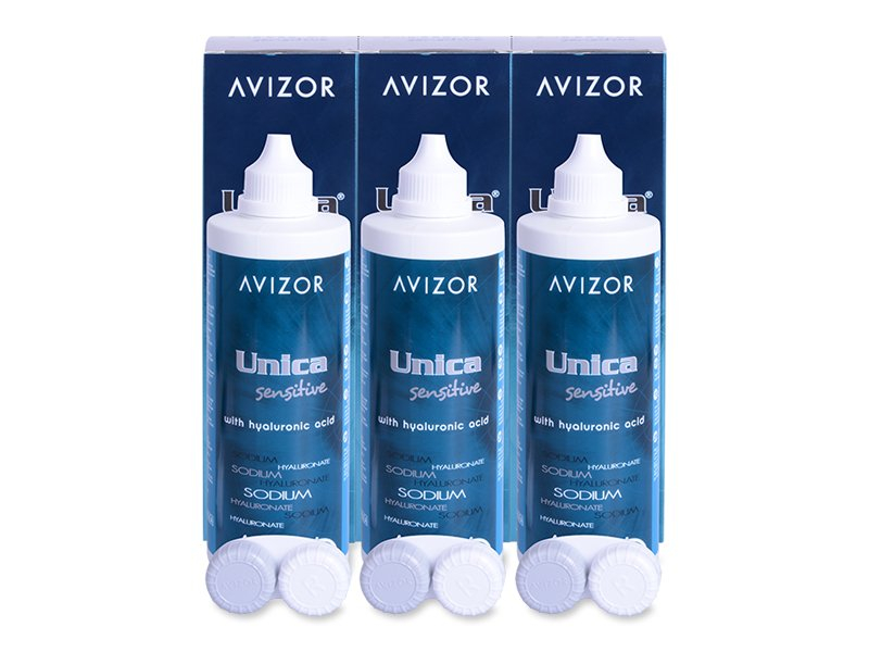 Avizor Unica Sensitive Разтвор 3 x 350 ml 