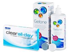 Clear All-Day (6 лещи) + разтвор Gelone 360ml