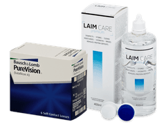 PureVision (6 лещи) + разтвор Laim Care 400 ml