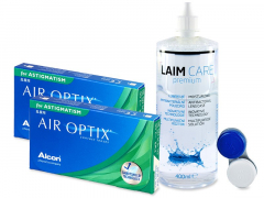 Air Optix for Astigmatism (2x3 лещи) + разтвор Laim-Care 400ml