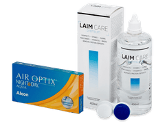 Air Optix Night and Day Aqua (6 лещи) + разтвор Laim Care 400 ml