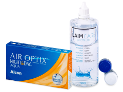 Air Optix Night and Day Aqua (6 лещи) + разтвор Laim-Care 400ml