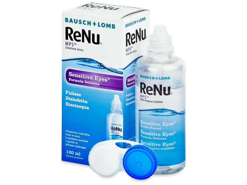 Разтвор Sensitive Eyes ReNu MPS 120 ml 
