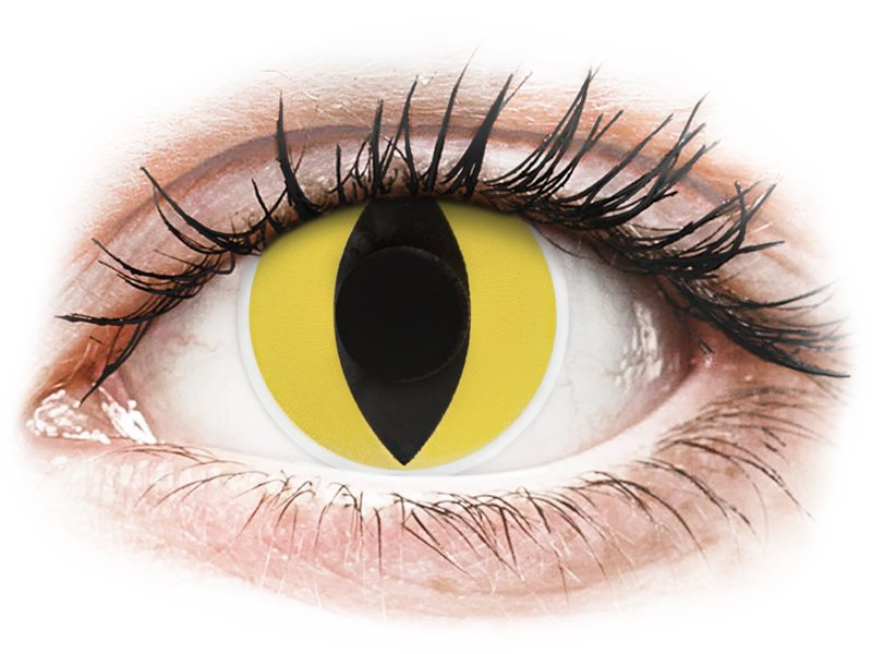 ColourVUE Crazy Lens - Cat Eye - без диоптър (2 лещи)