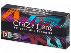ColourVUE Crazy Lens - White Zombie - без диоптър (2 лещи)