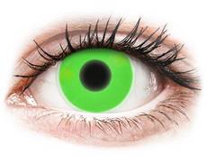 ColourVUE Crazy Glow Green - без диоптър (2 лещи)