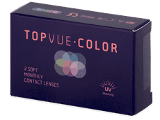 Сиви (Grey) - TopVue Color - с диоптър (2 лещи)