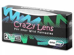 ColourVUE Crazy Lens - Blackout - дневни без диоптър (2 лещи)