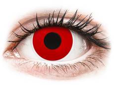 ColourVUE Crazy Lens - Red Devil - дневни без диоптър (2 лещи)