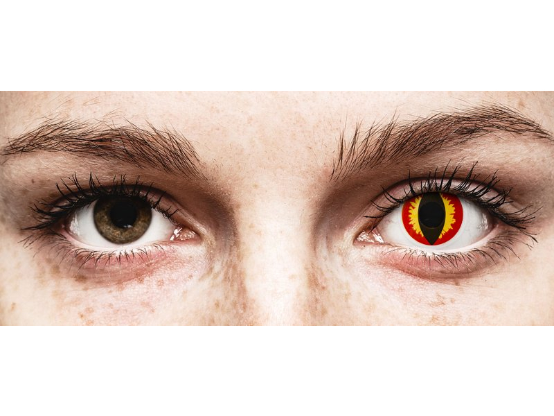 ColourVUE Crazy Lens - Dragon Eyes -  без диоптър (2 лещи)