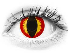 ColourVUE Crazy Lens - Dragon Eyes -  без диоптър (2 лещи)