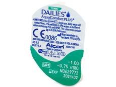 Dailies AquaComfort Plus Toric (90 лещи)