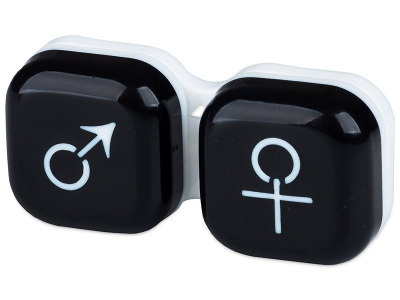 Кутийка за лещи мъжка/женска - черна 