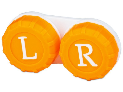 Кутийка за лещи оранжева L+R 
