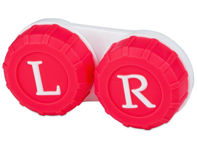 Кутийка за лещи червена L+R 