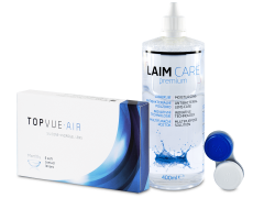 TopVue Air (6 лещи) + Разтвор LAIM-CARE 400 мл