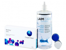 Biofinity Toric (6 лещи) + разтвор Laim-Care 400 ml