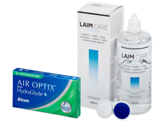 Air Optix plus HydraGlyde for Astigmatism (3 лещи) + разтвор Laim-Care 400 ml