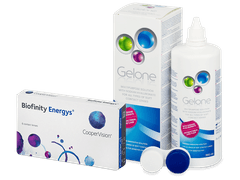 Biofinity Energys (6 лещи) + разтвор Gelone 360 ml