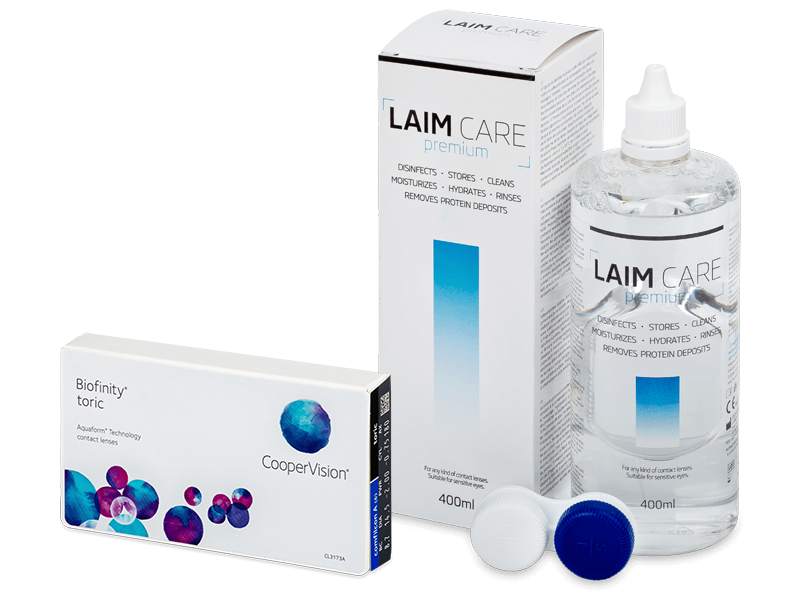 Biofinity Energys (6 лещи) + разтвор Laim-Care 400 ml