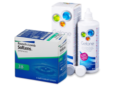 SofLens 38 (6 лещи) + разтвор Gelone 360 ml