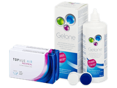 TopVue Air Multifocal (6 лещи) + Gelone Solution 360 ml