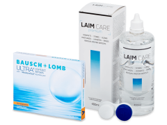 Bausch + Lomb ULTRA for Astigmatism (3 лещи) + разтвор Laim-Care 400 ml