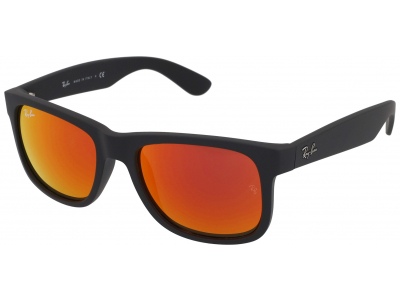 Слънчеви очила Ray-Ban Justin RB4165 - 622/6Q с червени стъкла 