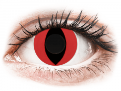 CRAZY LENS - Cat Eye Red - дневни без диоптър (2 лещи)