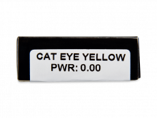 CRAZY LENS - Cat Eye Yellow - дневни без диоптър (2 лещи)