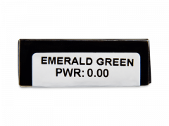 CRAZY LENS - Emerald Green - дневни без диоптър (2 лещи)