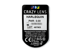 CRAZY LENS - Harlequin - дневни без диоптър (2 лещи)