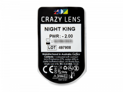 CRAZY LENS - Night King - дневни с диоптър (2 лещи)
