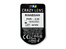 CRAZY LENS - Rinnegan - дневни с диоптър (2 лещи)