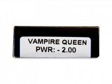 CRAZY LENS - Vampire Queen - дневни с диоптър (2 лещи)