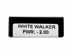 CRAZY LENS - White Walker - дневни с диоптър (2 лещи)