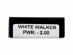 CRAZY LENS - White Walker - дневни с диоптър (2 лещи)
