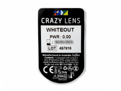 CRAZY LENS - WhiteOut - дневни без диоптър (2 лещи)