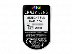 CRAZY LENS - Midnight Sun - дневни без диоптър (2 лещи)