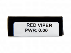 CRAZY LENS - Red Viper - дневни без диоптър (2 лещи)