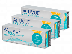 Acuvue Oasys 1-Day with HydraLuxe for Astigmatism (90 лещи)