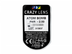 CRAZY LENS - Atom Bomb - дневни с диоптър (2 лещи)