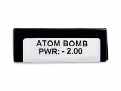 CRAZY LENS - Atom Bomb - дневни с диоптър (2 лещи)