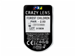 CRAZY LENS - Forest Children - дневни с диоптър (2 лещи)