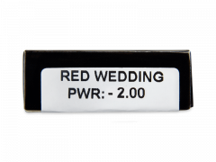 CRAZY LENS - Red Wedding - дневни с диоптър (2 лещи)
