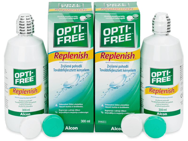 Разтвор OPTI-FREE RepleniSH 2 x 300 ml 