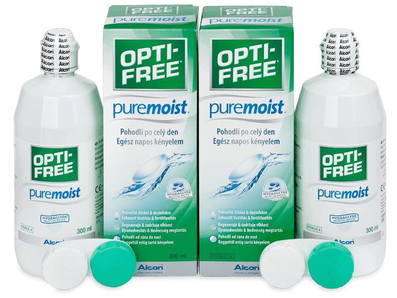 Разтвор Opti-Free PureMoist 2 x 300 ml 