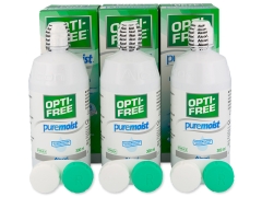 Разтвор Opti-Free PureMoist 3 x 300 ml 