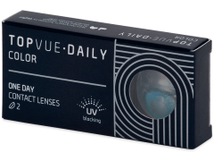 TopVue Daily Color - Brilliant Blue - дневни с диоптър (2 лещи)