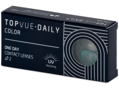TopVue Daily Color - Turquoise - дневни с диоптър (2 лещи)